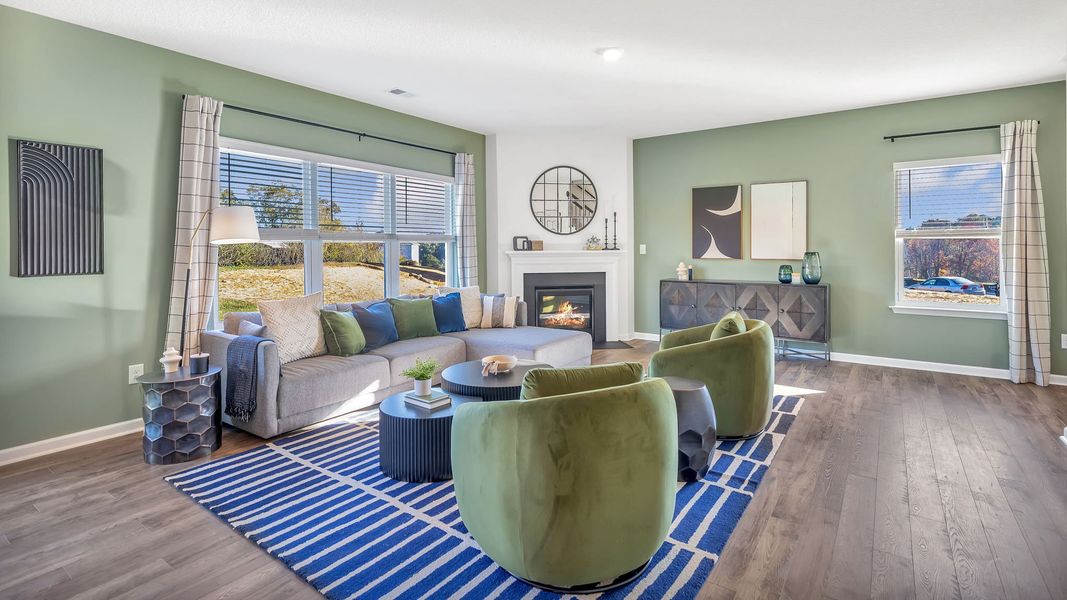 Furnished interior view inside a new home in Millstone Village, Morristown (Image 9).