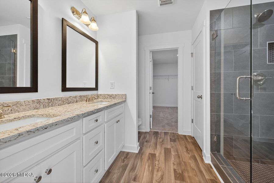 Furnished interior view inside a new home in Robins Estates, Warner Robins (Image 10).