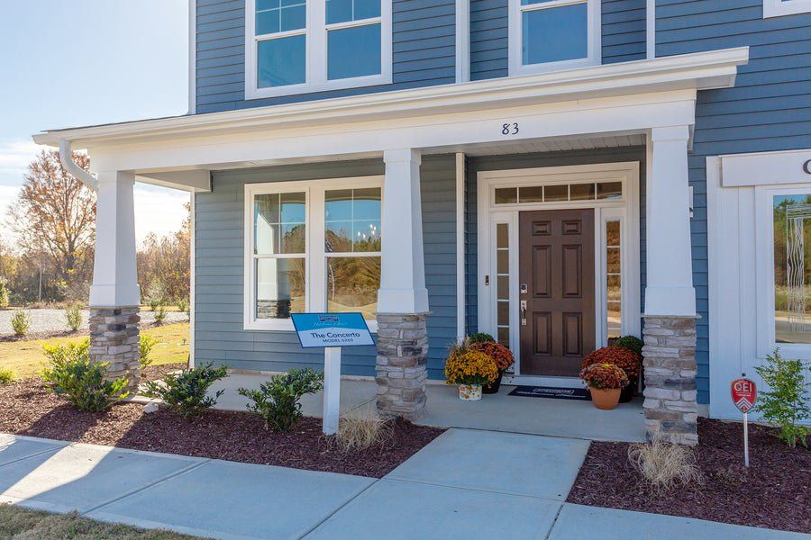 Representative exterior details of a home built from the The Concerto by Chesapeake Homes in The Farm at Neill's Creek, Lillington (Image 3). Representative exterior details of a home built from the The Concerto by Chesapeake Homes in The Farm at Neill's Creek, Lillington (Image 3).