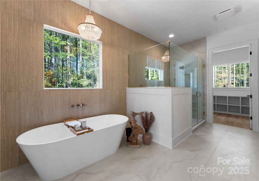 Furnished interior view inside a new home in , Denver (Image 32).