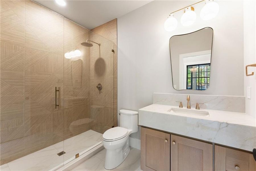 Furnished interior view inside a new home in , Flowery Branch (Image 16).