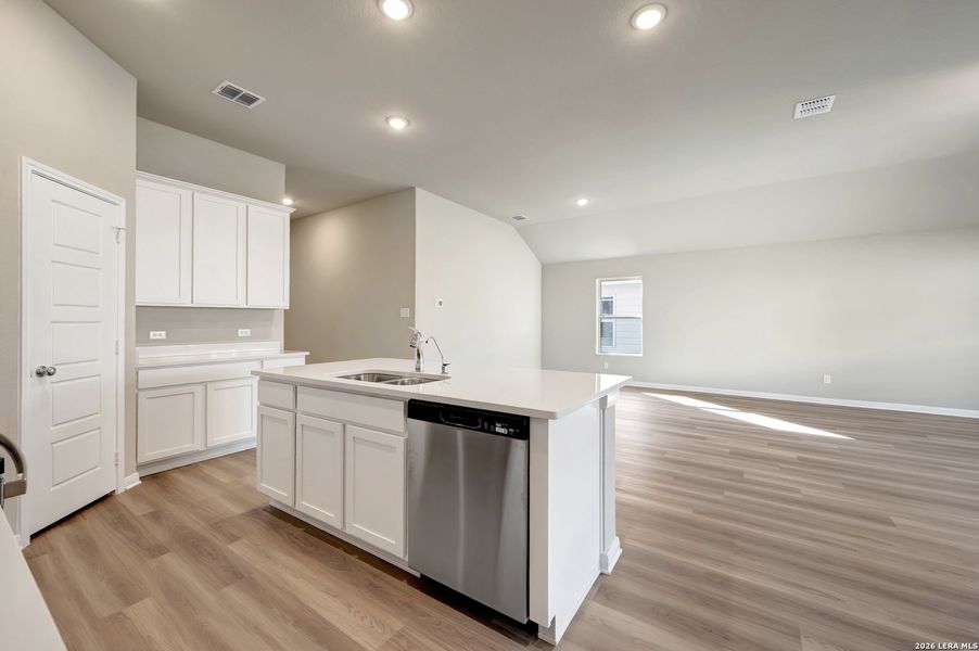 Furnished interior view inside a new home in Greenspoint Heights, Seguin (Image 12).