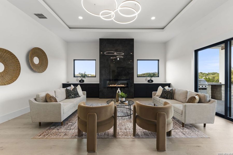 Furnished interior view inside a new home in , San Antonio (Image 27). Furnished interior view inside a new home in , San Antonio (Image 27).