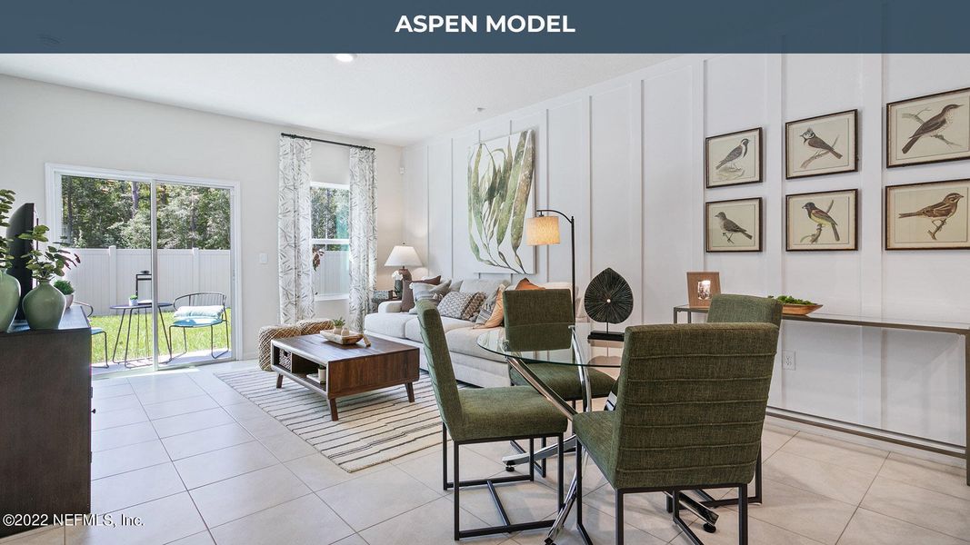Furnished interior view inside a new home in Bridgewater, St. Augustine (Image 9).