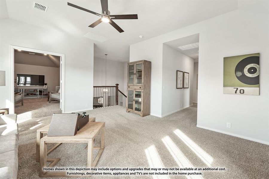 Furnished interior view inside a new home in North Grove, Waxahachie (Image 31).