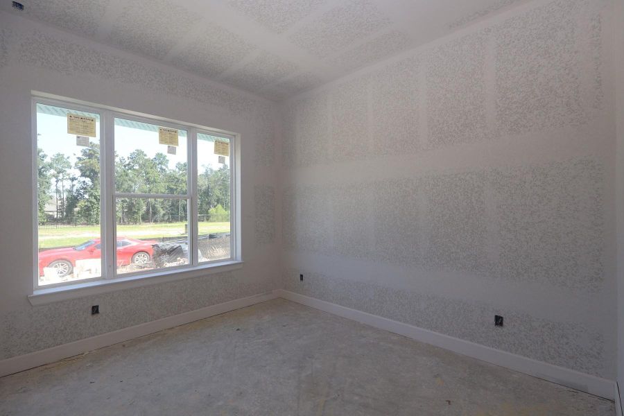 In-progress construction of a new home in The Highlands Encore - Tranquil Collection, Porter, TX (Image 11).