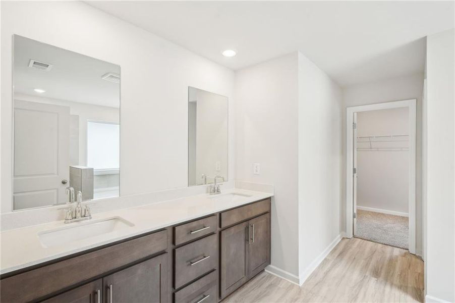 Furnished interior view inside a new home in Westmont Preserve, Powder Springs (Image 9). Furnished interior view inside a new home in Westmont Preserve, Powder Springs (Image 9).