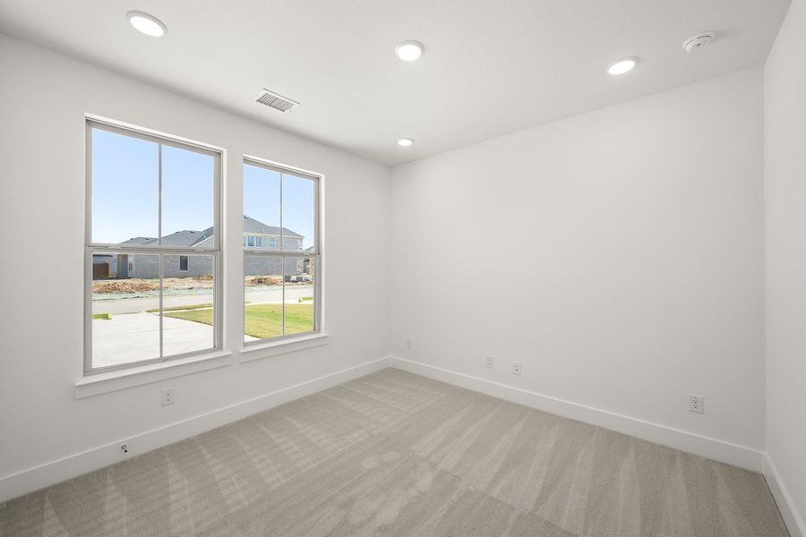 Spacious, unfurnished interior of a new home in Inspiration Collection at View at the Reserve, Mansfield (Image 25). Spacious, unfurnished interior of a new home in Inspiration Collection at View at the Reserve, Mansfield (Image 25).