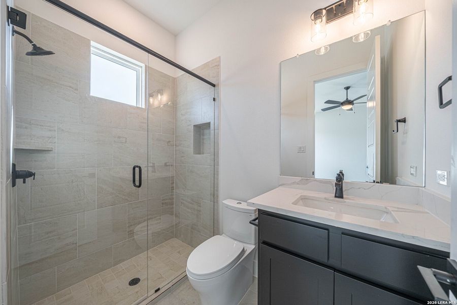 Furnished interior view inside a new home in , New Braunfels (Image 18).