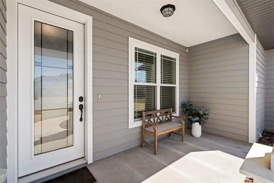 Exterior details and patio area of a home in , Newberry (Image 28).