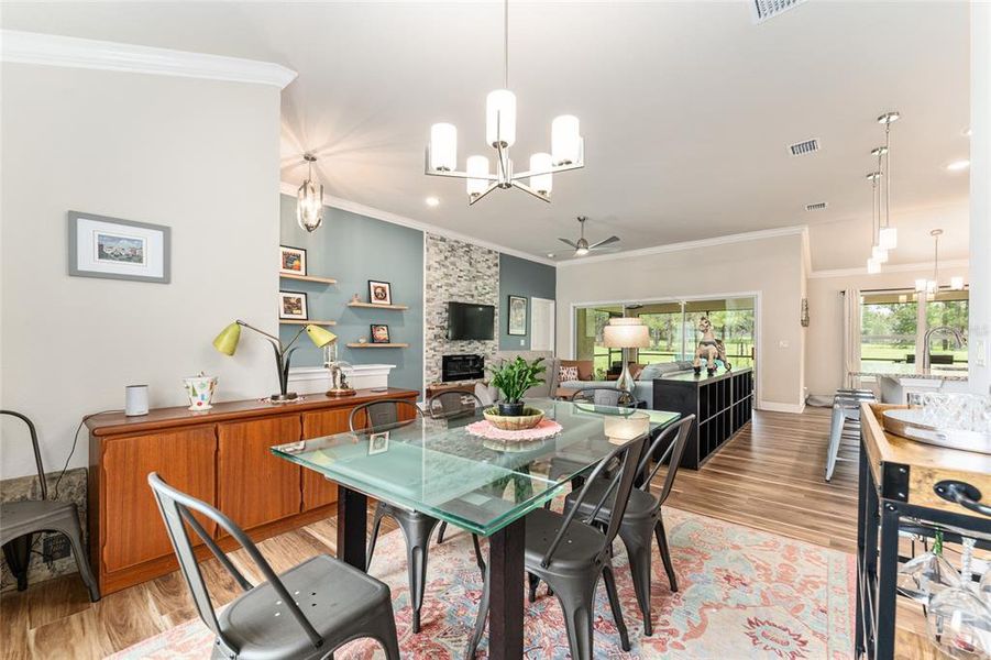 Furnished interior view inside a new home in , Inverness (Image 47).