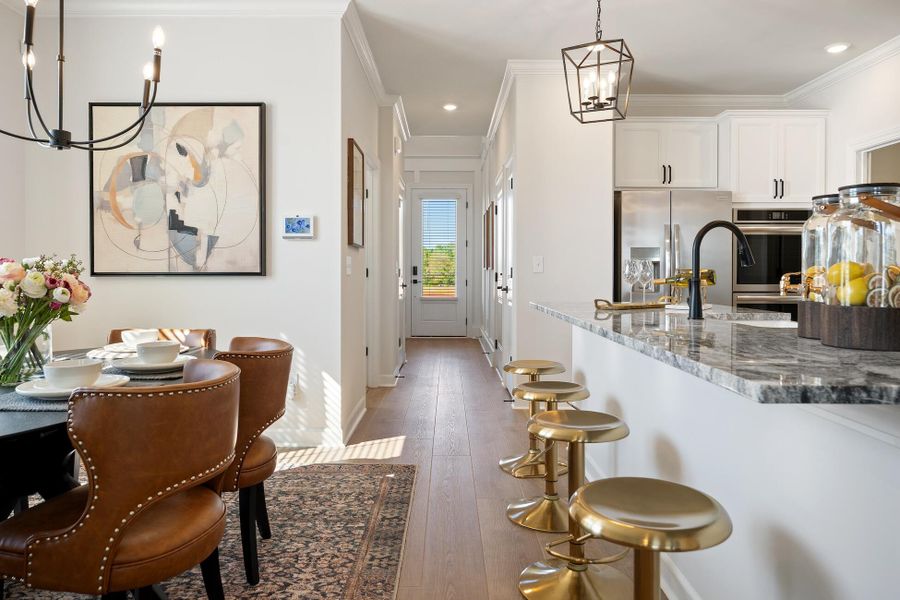 Furnished interior view inside a new home in , Summerville (Image 10).