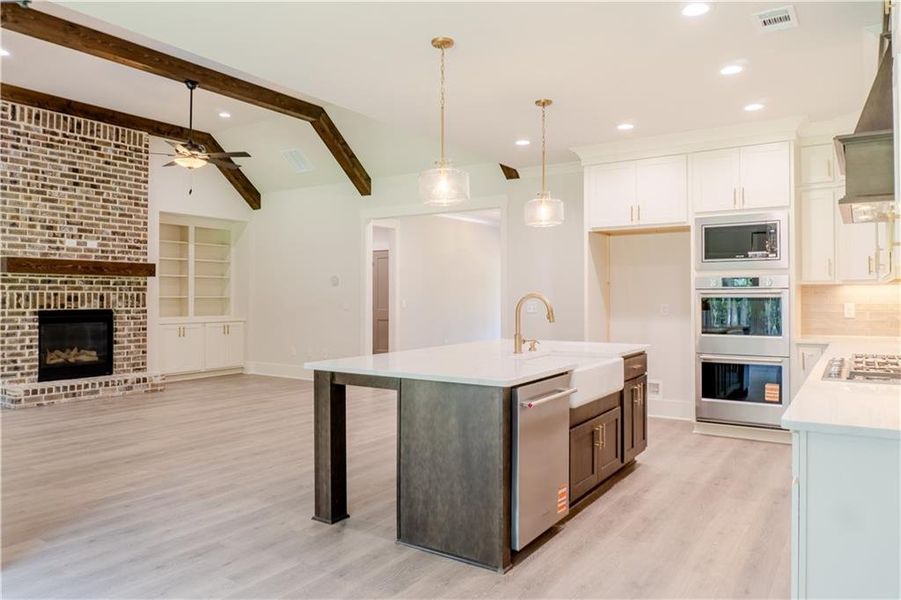 Furnished interior view inside a new home in St. Regis, Oxford (Image 13).