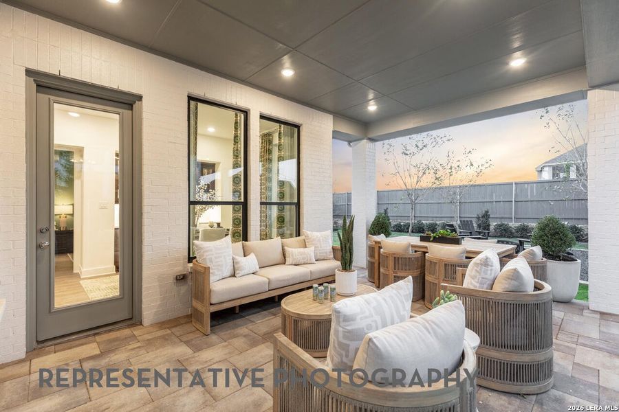 Furnished interior view inside a new home in Venado Crossing, Cibolo (Image 12).