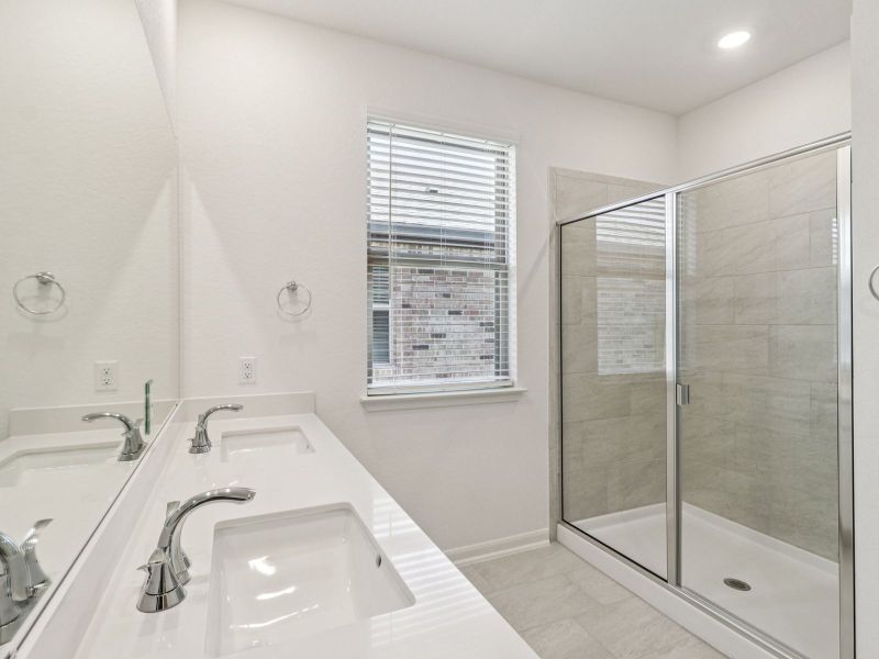Furnished interior view inside a new home in Kallison Ranch, San Antonio (Image 12).