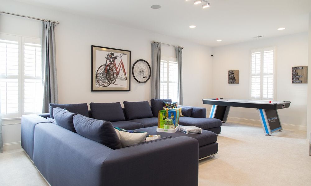 Representative furnished interior of a home built from the Newport II by Classica Homes in McLean - Hunts Point, Belmont (Image 24).