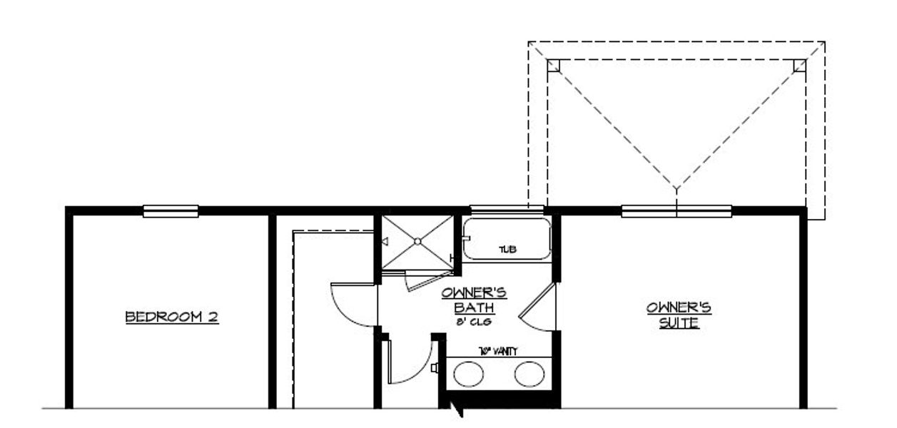 Optional Tub in Primary Bath Optional Tub in Primary Bath