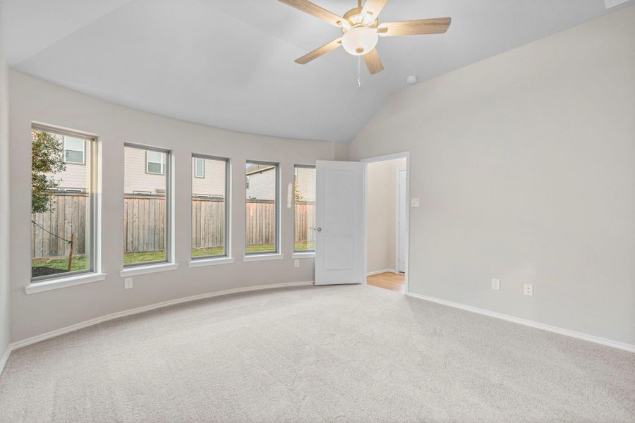 Spacious, unfurnished interior of a new home in Bridgeland, Cypress (Image 16).