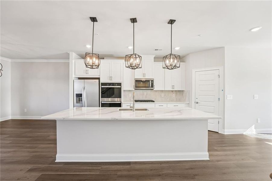 Furnished interior view inside a new home in , Cumming (Image 6).