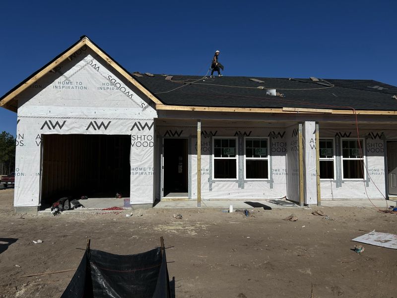 In-progress construction of a new home in , Ravenel, SC (Image 19).