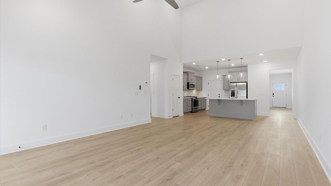 Furnished interior view inside a new home in Village at Midway, Anderson (Image 10).
