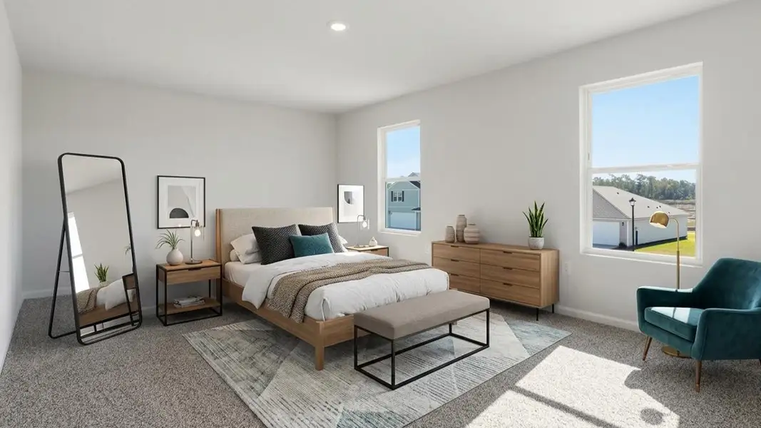 Furnished interior view inside a new home in Wesley Park, Crawfordville (Image 5).