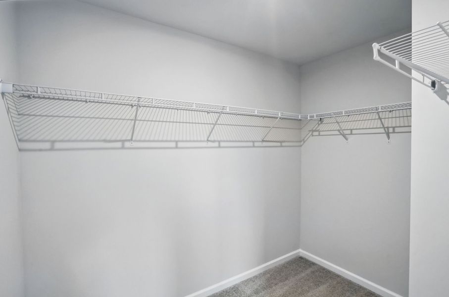 Primary walk-in closet