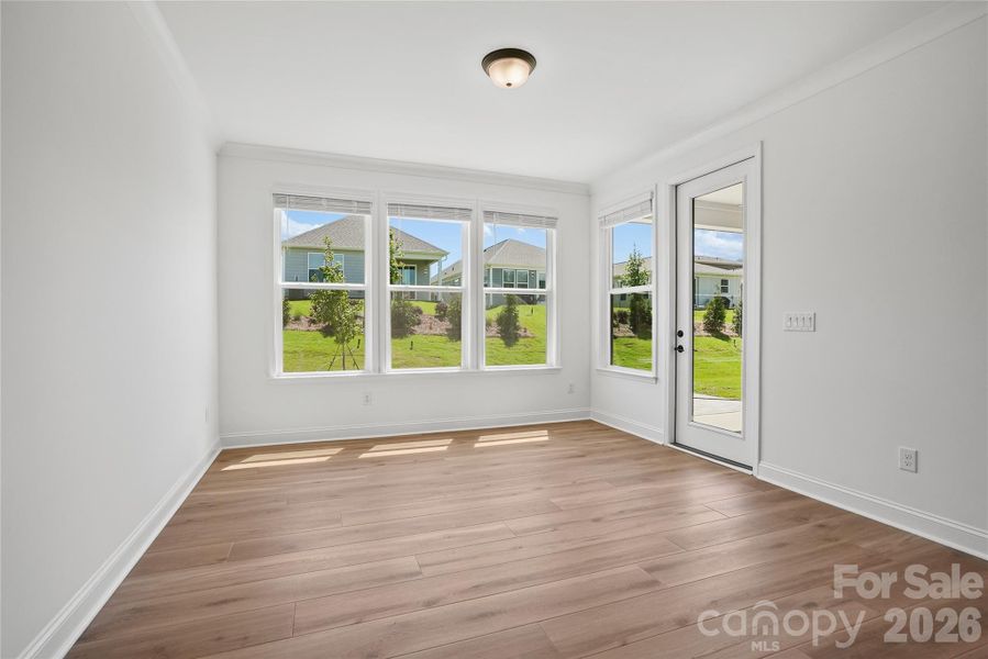Sun-drenched sunroom!