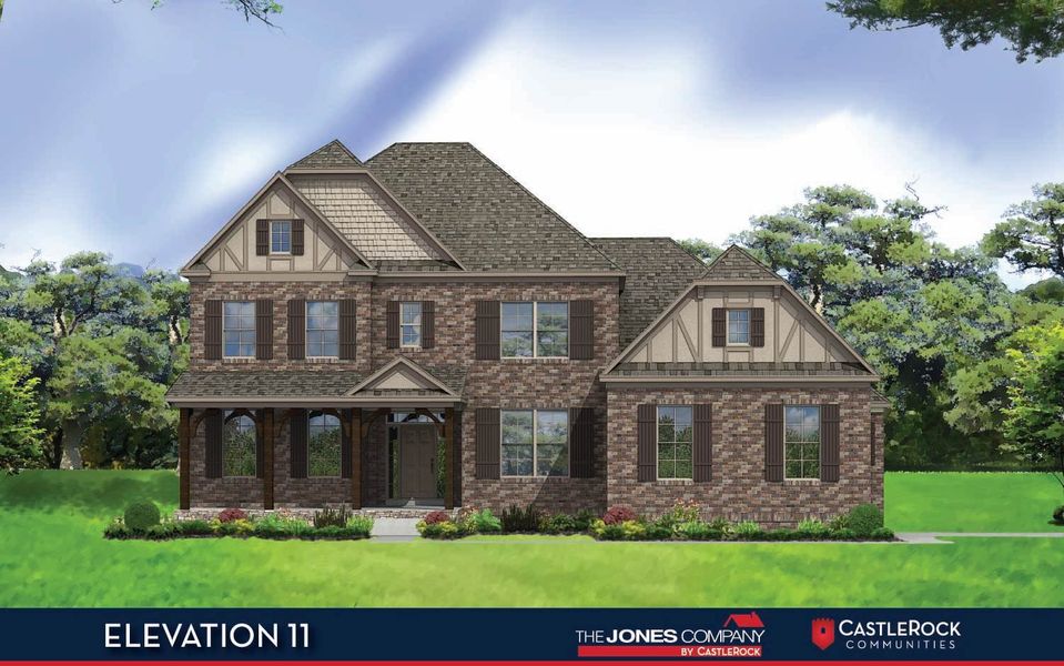 Representative exterior photo of a completed home built from the Carlisle by CastleRock Communities in Belvoir, Fairview, TN (Image 23).