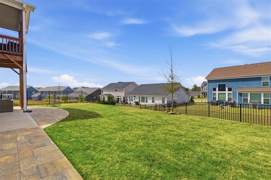 Exterior details and patio area of a home in , Hoschton (Image 26).