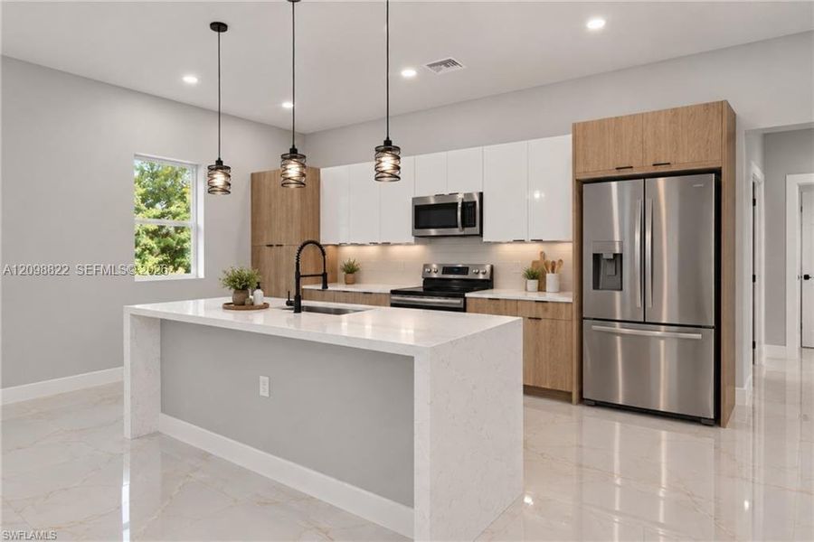 Furnished interior view inside a new home in , Lehigh Acres (Image 6).