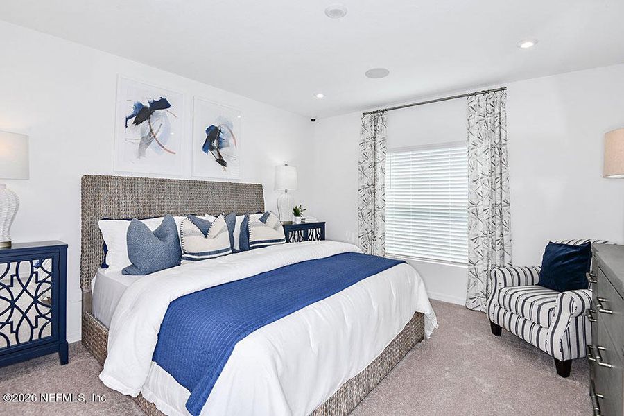 Furnished interior view inside a new home in Coopers Meadow, Jacksonville (Image 17).