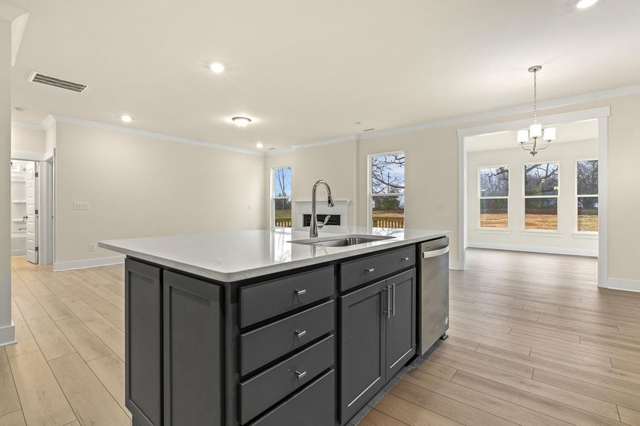 Furnished interior view inside a new home in Browning Mill, Wendell (Image 12).