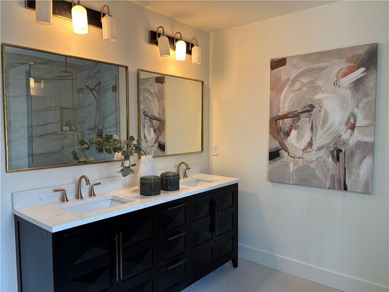 Furnished interior view inside a new home in , Roswell (Image 7).