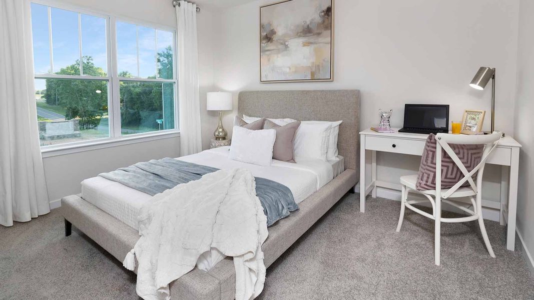 Furnished interior view inside a new home in Brinkley Ridge, Kings Mountain (Image 17).