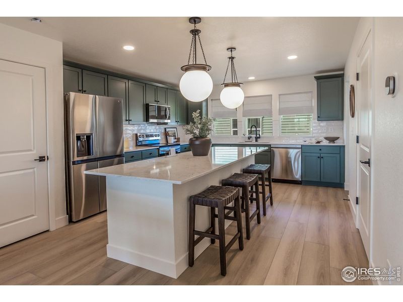 Furnished interior view inside a new home in Prairie Song Story Collection - Single Family Homes, Windsor (Image 24).
