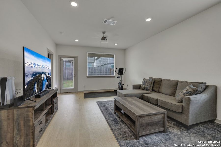 Furnished interior view inside a new home in , San Marcos (Image 9). Furnished interior view inside a new home in , San Marcos (Image 9).