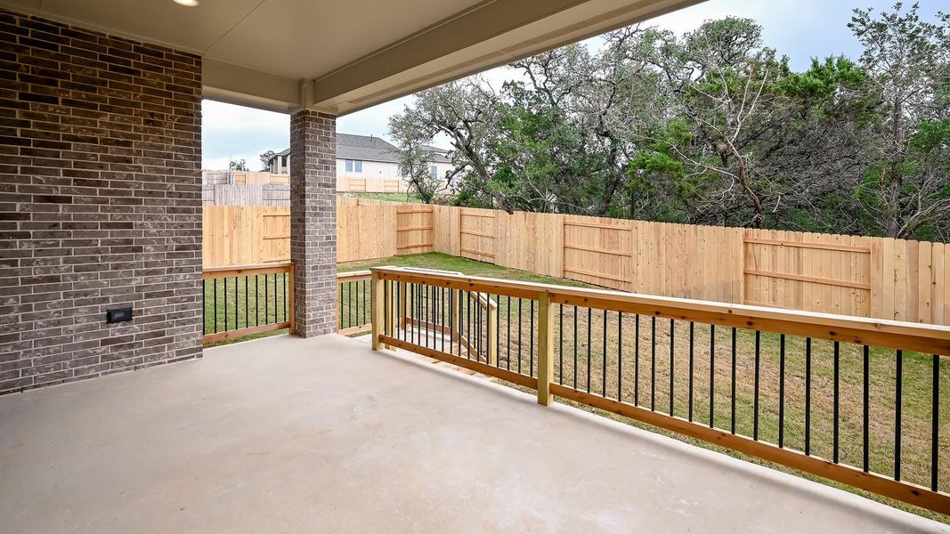 View of patio / terrace featuring a fenced backyard View of patio / terrace featuring a fenced backyard