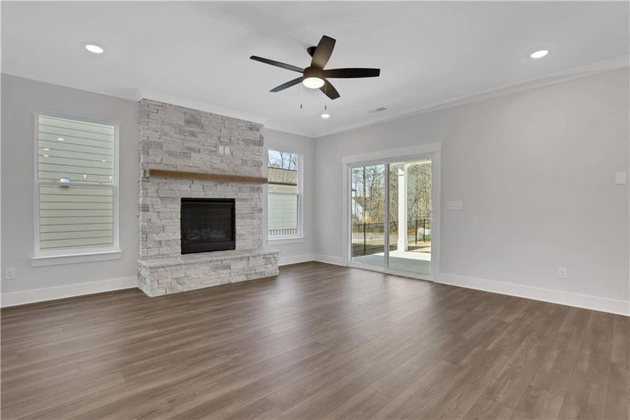 Spacious, unfurnished interior of a new home in Marble Tree, Ball Ground (Image 42).