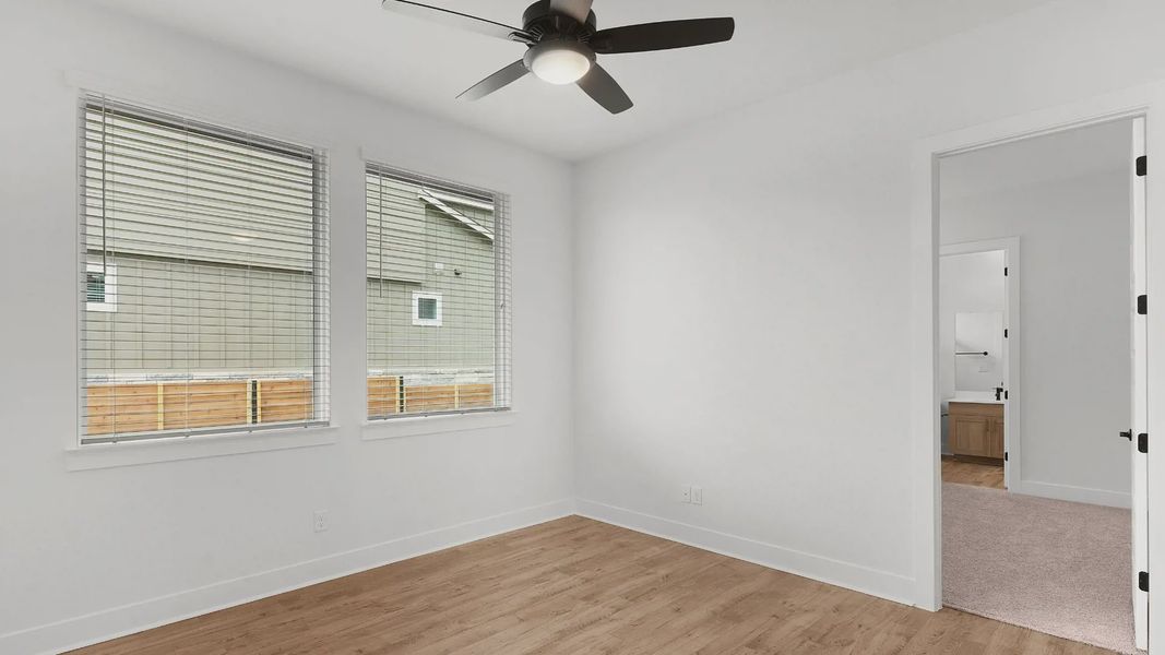 Spacious, unfurnished interior of a new home in The Grove at Blackhawk, Pflugerville (Image 15).