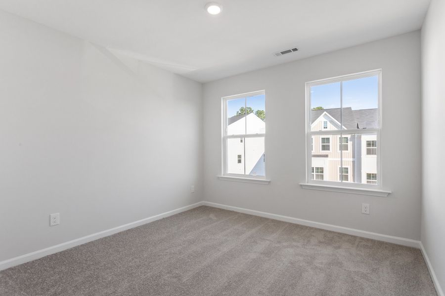 Spacious, unfurnished interior of a new home in Renaissance at White Oak, Garner (Image 26). Spacious, unfurnished interior of a new home in Renaissance at White Oak, Garner (Image 26).