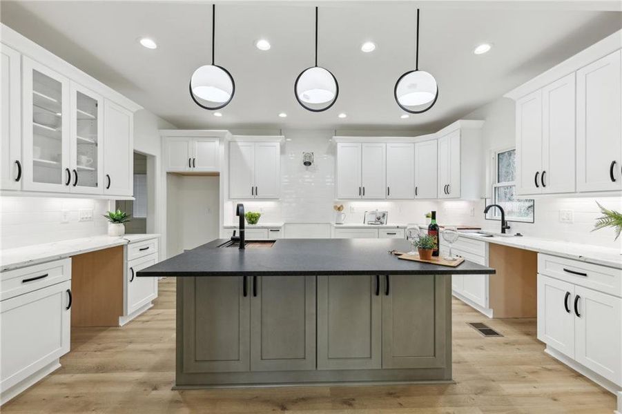 Furnished interior view inside a new home in , Atlanta (Image 10).