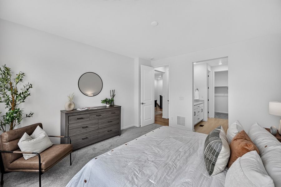 Furnished interior view inside a new home in Trailstone, Arvada (Image 16).