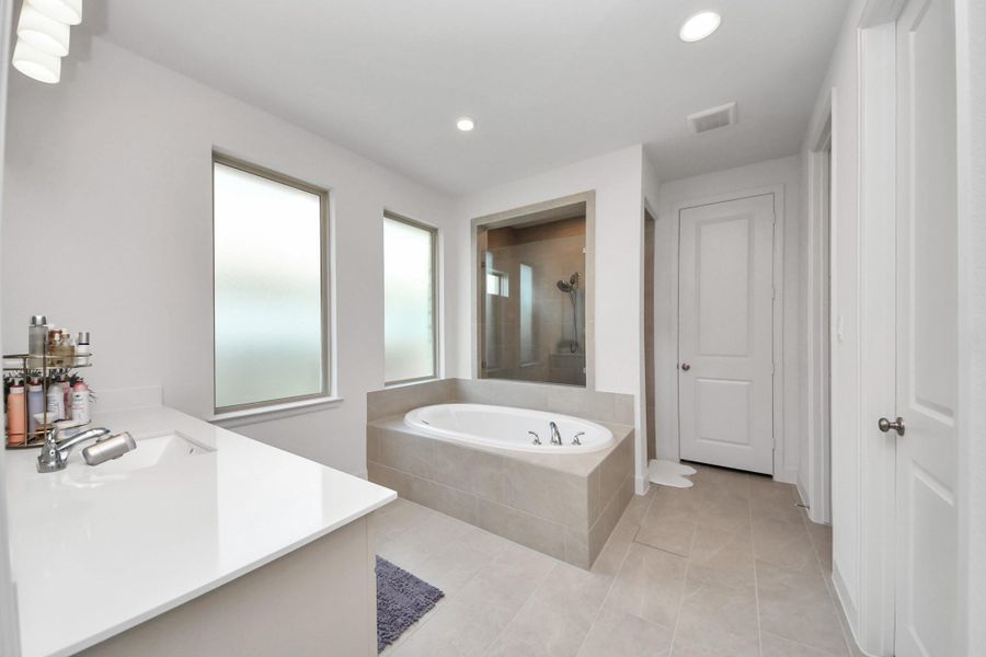 Primary bathroom.