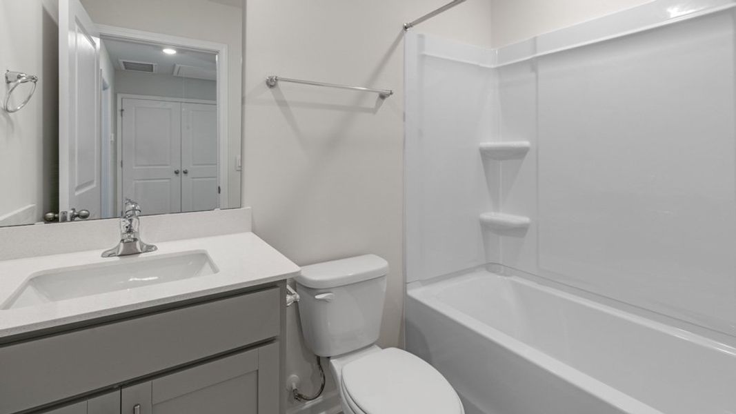 Furnished interior view inside a new home in Clock Road Townhomes, New Bern (Image 7).