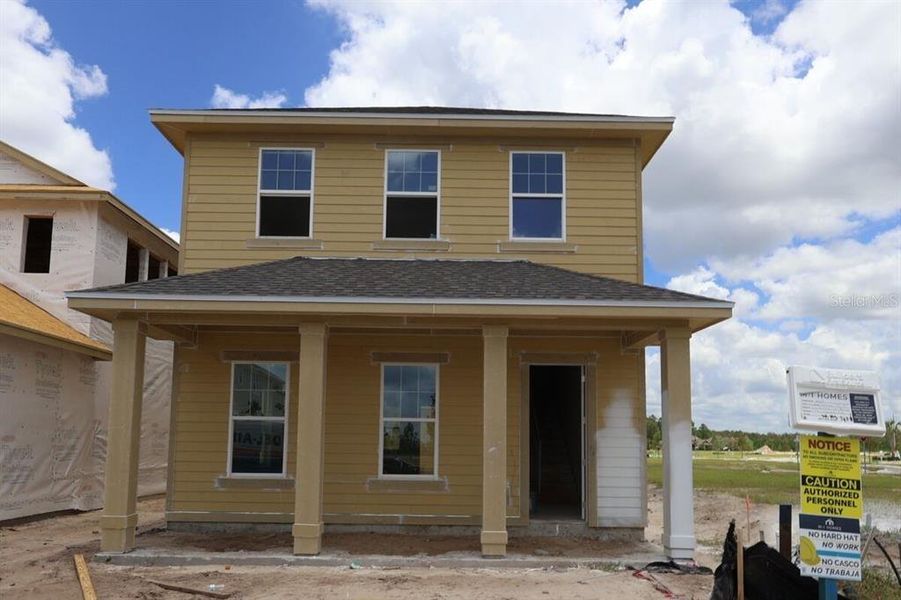 In-progress construction of a new home in Weslyn Park, St. Cloud, FL (Image 8).