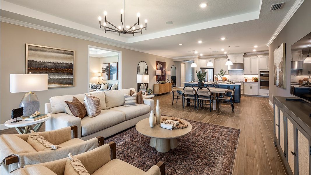 Representative furnished interior of a home built from the Saint Croix by Taylor Morrison in Ardisia Park, New Smyrna Beach (Image 9). Representative furnished interior of a home built from the Saint Croix by Taylor Morrison in Ardisia Park, New Smyrna Beach (Image 9).