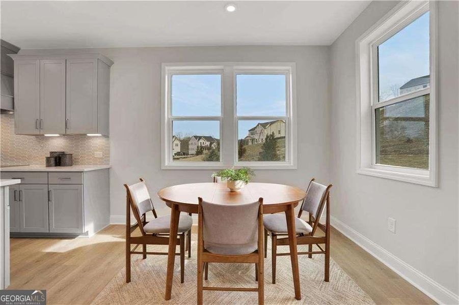 Furnished interior view inside a new home in The Paddocks at Doc Hughes, Buford (Image 18).
