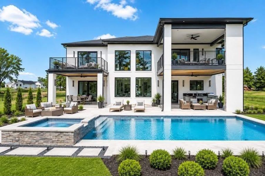 Exterior details and patio area of a home in , Buford (Image 3).