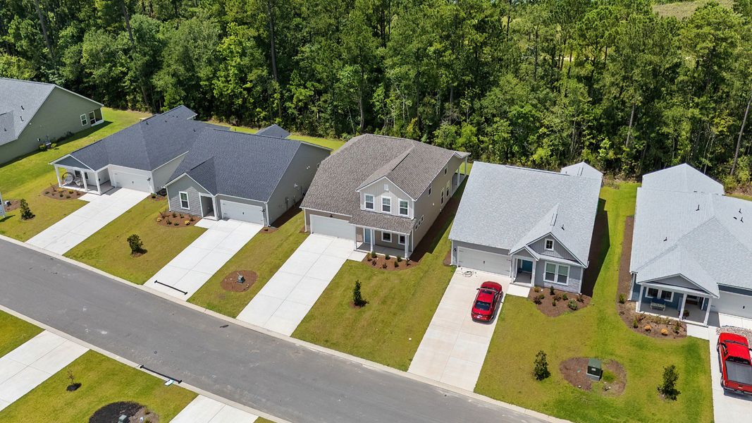 Streetscape at Bluffs at Sun Colony